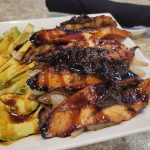 Sliced freshwater eel, avocado, and grilled onions drizzled with our very own teriyaki sauce.

All bowls served over a bed of steamed white rice, fried rice can be substituted for an additional $2.00