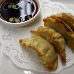 4 pieces of a traditional dumpling, stuffed with a pork and vegetable mixture, steamed or fried to perfection and served with a tempura sauce