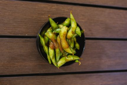 Drenched in a garlic sauce with a fresh garlic mash