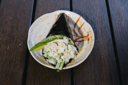 All cut rolls are served in seaweed with a rice wrap. soy paper substitution is 1.00 extra