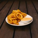 Dipped in tempura batter, then deep fried to a crispy golden brown. served with a spicy mayo dipping sauce